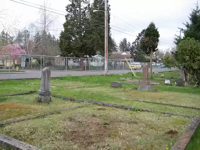 Harry Elon Armstrong buried infront of telephone pole
